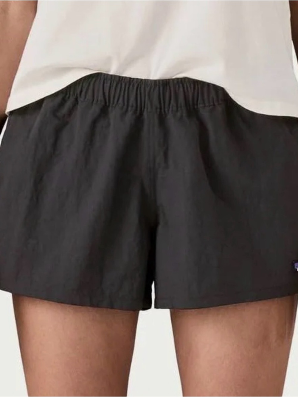 Patagonia Barely Baggies Shorts Women M Black 2.5” Inseam Hiking Swim 57044 - Picture 2 of 8